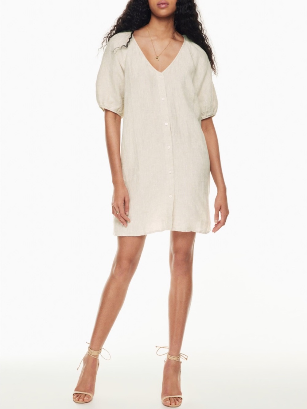 Wilfred Aperitif Linen Dress by Aritzia